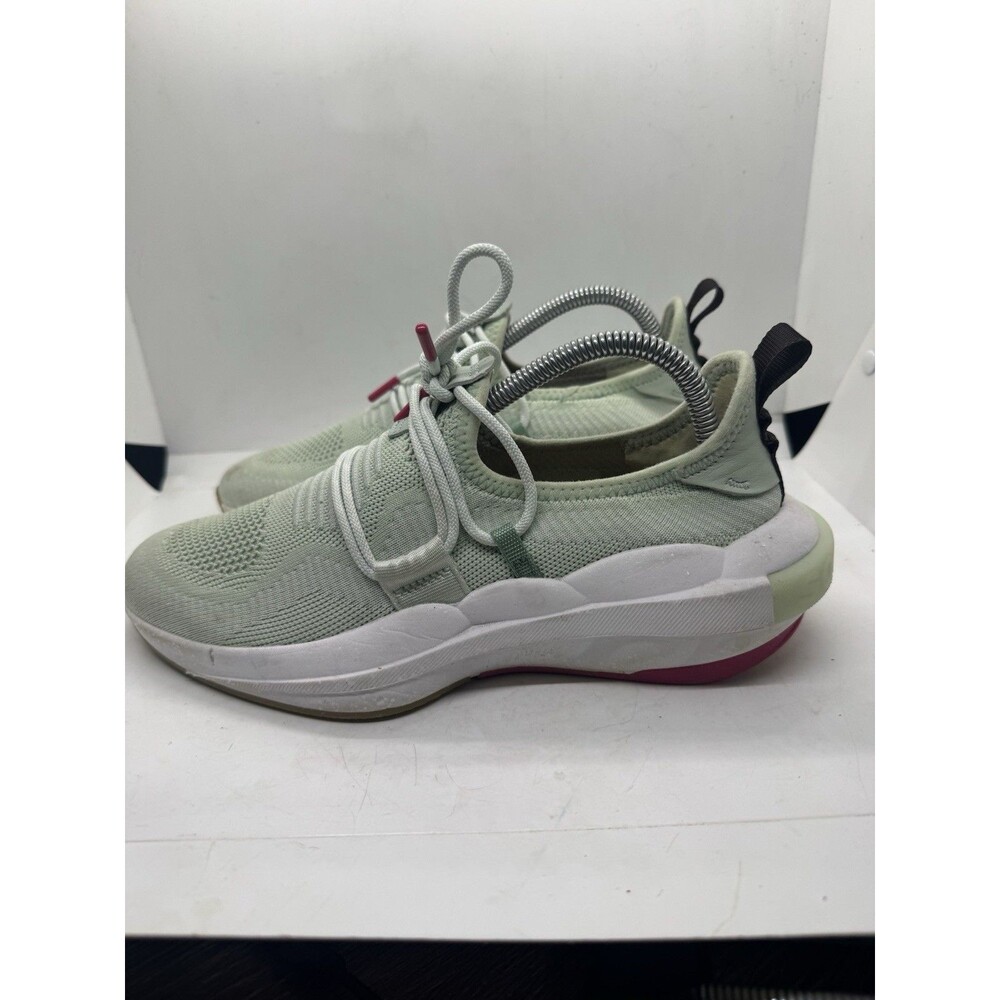 Sorel Explorer Defy Low Womens 8 Athletic Shoes green knit sneakers